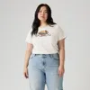 Levi's Plus Size Cotton Perfect Logo T-shirt In White