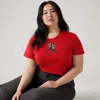 Levi's Perfect Logo T-shirt (plus Size) In Red