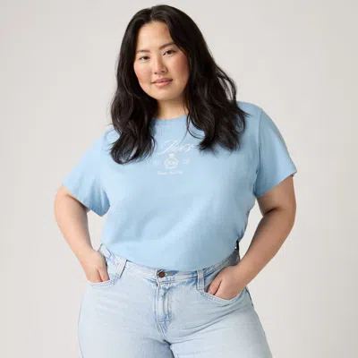 Levi's Perfect Logo T-shirt (plus Size) In Blue