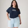 Levi's Perfect T-shirt (plus Size) In Blue