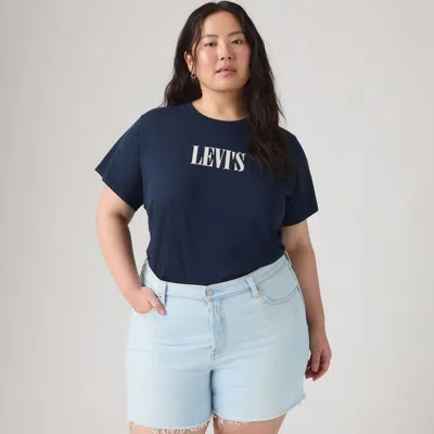 Levi's Perfect T-shirt (plus Size) In Blue