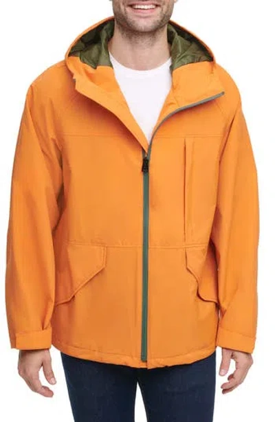 Levi's® Performance Rain Slick Hooded Jacket In Orange