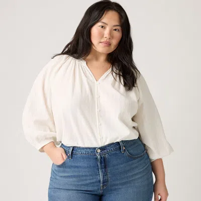 Levi's Phoebe Blouse (plus Size) In White