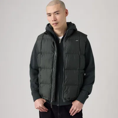 Levi's Piedmont Puffer Vest In Green