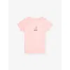 Levi's Pink Colour-block Raglan Stretch-cotton T-shirt 10- In Pink
