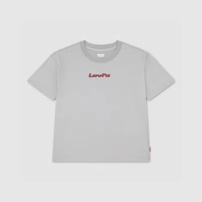 Levi's Pixelated Bear Tee Little Boys 4-7 T-shirt 4 In Ghost Gray