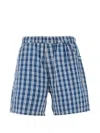 Levi's Plaid Bermuda Shorts In Multi