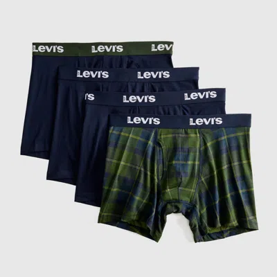 Levi's Plaid Boxer Briefs (4-pack) In Multi