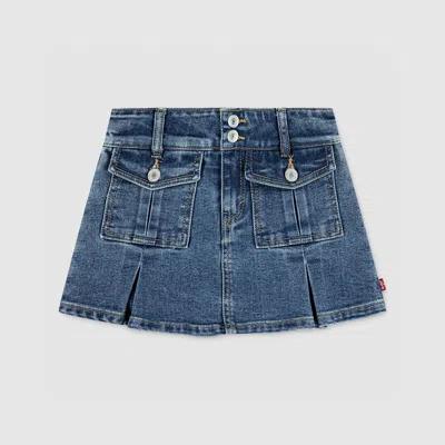 Levi's Levis Pleated Cargo Skort Little Girls 4-6x 6x
