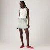 Levi's Pleated Mini Skirt In Blue