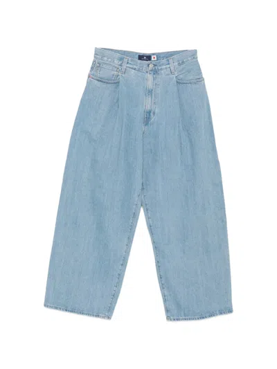 Levi's Pleated-detail Jeans In Blue