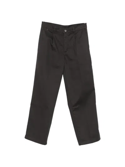 Levi's Pleated-detail Straight-leg Jeans In Gray