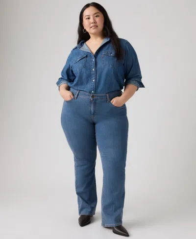 Levi's Plus Size 315 Shaping Bootcut Jeans In Blue
