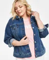 Levi's Plus Size Button-down Original Denim Trucker Jacket In Blue