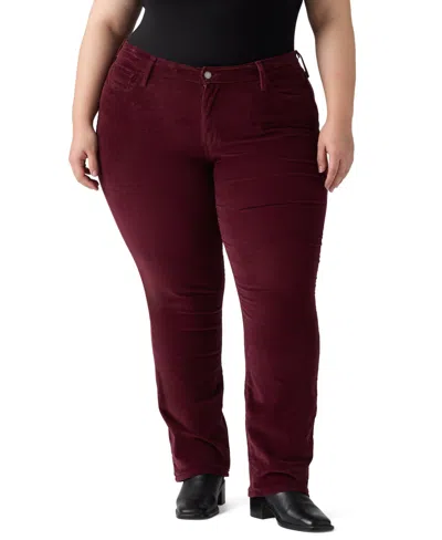 Levi's Plus Size Classic Straight Jeans In Burgundy