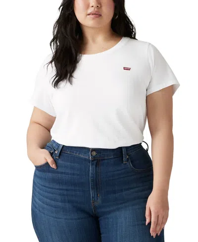 Levi's Plus Size Cotton Perfect T-shirt In White