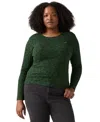 Levi's Plus Size Crewneck T-shirt In Green