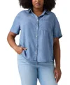 Levi's Plus Size Darlene Chambray Short-sleeve Shirt