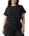 Levi's Plus Size Perfect Cotton Short-sleeve Tee In Blue