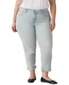 Levi's Plus Size Stellar Stretch Mid-rise Boyfriend Jeans In Blue