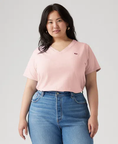 Levi's Plus Size V-neck T-shirt In Pattern