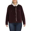 Levi's Plus Womens Pocket Corduroy Trucker Jacket