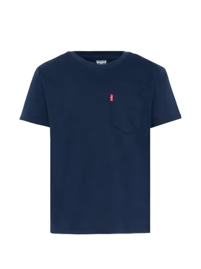 Levi's Kids' Pocket Short-sleeve T-shirt In Blue