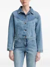 Levi's Shrunken 90s Trucker Western Jacket In Blue