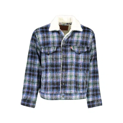 Levi's Polyester Men's Jacket In Blue