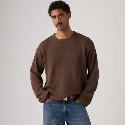 Levi's Posey Boxy Sweater In Brown