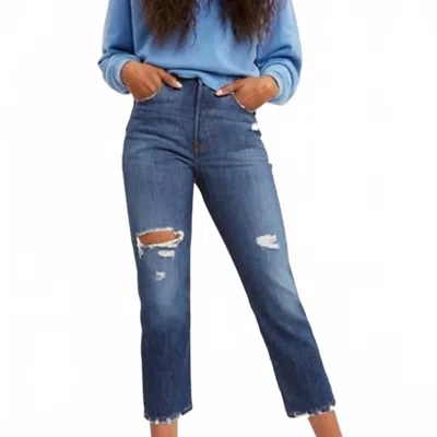 Levi's Premium 501 Original Cropped Jeans In Blue