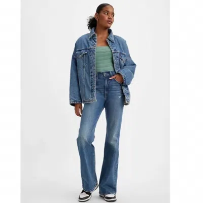Levi's Premium 70's High Flare Jeans In Blue