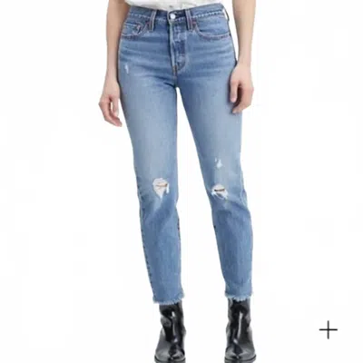 Levi's Premium Wedgie Icon Jeans In Truth Unfolds Medium Wash In Multi