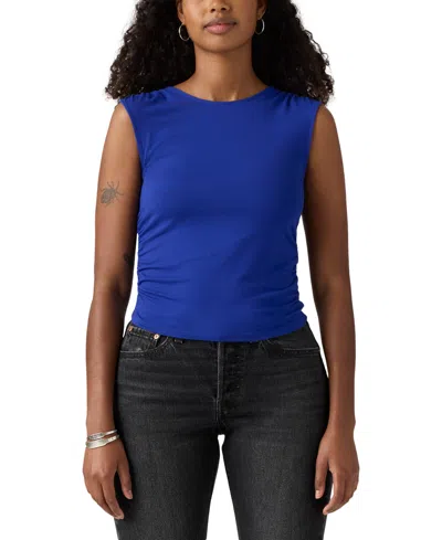 Levi's Premium Women's Crystal Ruched Sleeveless Top