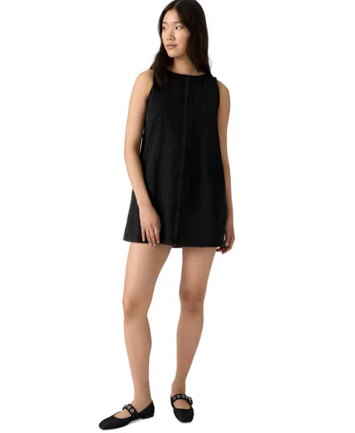 Levi's Premium Women's Shift Sleeveless Dress In Black