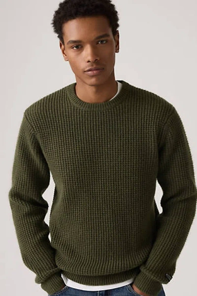 Levi's Presidio Crewneck Sweater In Green