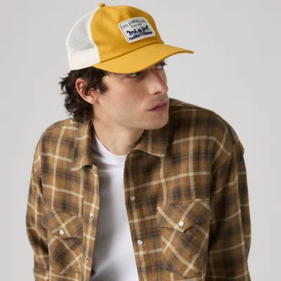 Levi's Presidio Trucker Cap In Yellow