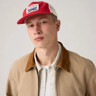 Levi's Presidio Trucker Cap In Red