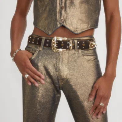 Levi's Pride Western Belt In Brown