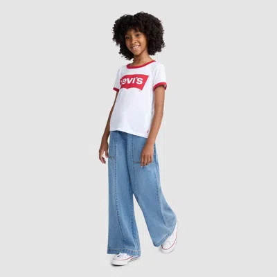 Levi's Levis Pull-on '94 Baggy Wide Leg Big Girls S-xl Jeans M In Blue