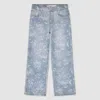 Levi's Pull-on Wide Leg Print Jeans Big Girls 8-20 8 In Multi