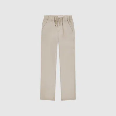 Levi's Pull-on Slim Sueded Pants Big Boys 8-20 L In Plaza Taupe