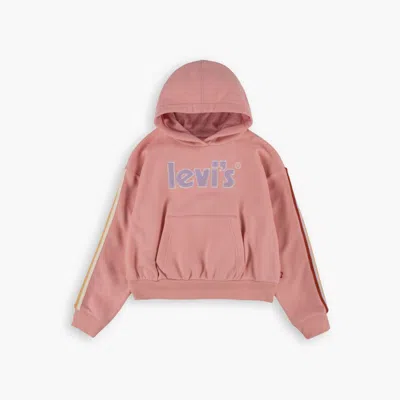 Levi's Pullover Hoodie Big Girls S-xl M In Pink