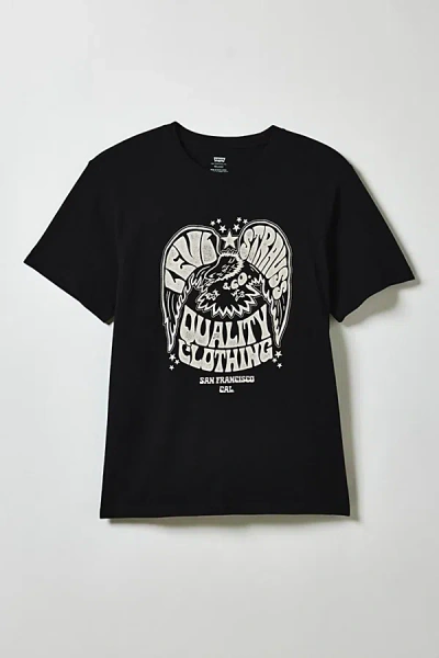 Levi's Quality Clothing Graphic Tee In Black, Men's At Urban Outfitters