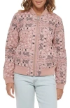 Levi's® Quilted Bomber Jacket In Rosewood