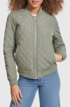 Levi's® Quilted Bomber Jacket In Sea Green