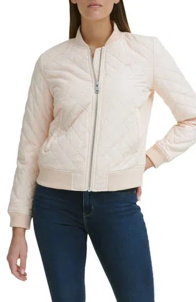 Levi's® Quilted Bomber Jacket In Shell Pink