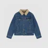 Levi's Levis Quilted Lined Trucker Jacket Big Boys S-xl Xl In Blue
