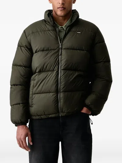 Levi's Quilted Logo-patch Jacket In Multi