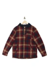 Levi's® Quilted Plaid Hooded Shacket In Root Multi
